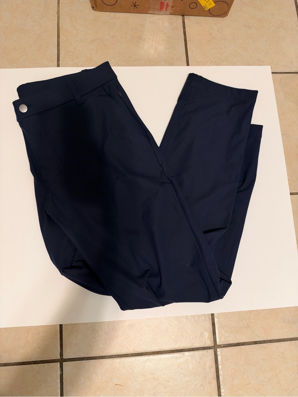 Lululemon Commission Classic Fit Pants Men’s 32 Navy Warpstreme